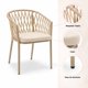 thumbnail image 5 of Silla de Terraza Trame - Aluminio y Cuerda, 5 of 7