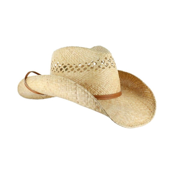 Sombrero Stetson Bridger de paja unisex, color natural, talla S