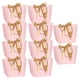 thumbnail image 4 of 10 Bolsas De Regalo A Granel Bolsas De Mercancía Reutilizables Para Aniversarios Cumpleaños Rosa XS, 4 of 5