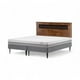 thumbnail image 2 of Cama Rosen Pratta 2 Plazas Acero + Respaldo Ferrara Café, 2 of 4