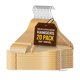 thumbnail image 1 of Juego de perchas Lifemaster Wooden, 20 piezas, de madera natural antideslizante, 1 of 4
