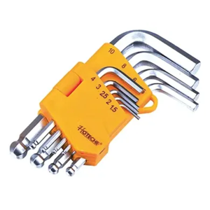 Genérico - Set Caja Juego Herramienta Dados 46 Piezas Acero Carbono 1/4 Rojo