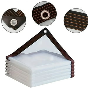 Genérica - Lonas Transparentes Resistentes Impermeables 3*6M