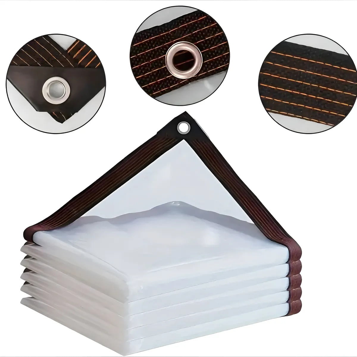 Genérica - Lonas Transparentes Resistentes Impermeables 2*6m