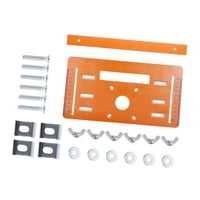 Magideal - Placa Base Para Máquina De Corte, Soporte De Riel Guía Para Sierra Circular, Placa Base Resistente Al Desgaste Para Tallado En Bancos De Trabajo. 28Cm X 15Cm