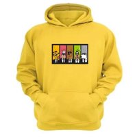 Genérico - Polerón Canguro Perros De La Calle Amarillo Talla Xs Unisex