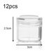 thumbnail image 2 of Frasco de plástico transparente vacío para almacenar cuentas con tapas de rosca redondeadas, 2 of 5