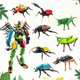 thumbnail image 1 of Set de construcción Flubecrux Colección de insectos y bichos 8 en 1, 699 piezas, 1 of 7