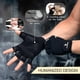 thumbnail image 2 of Guantes de entrenamiento ATERCEL para hombre y mujer, talla M, color negro, 2 of 7