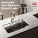 thumbnail image 5 of Tapete para Fregadero de Cocina HAPPY SINKS de Silicona Resistente al Calor, Paquete de 4, 5 of 8