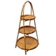thumbnail image 4 of Cesta Tejida De Bambú Para Frutas, Cesta De Almacenamiento Para Aperitivos, Para Cocina, Restaurante, Picnic, Marrón, 3 Capas, 4 of 5