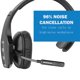 thumbnail image 3 of Auriculares Bluetooth Conambo JBT600 con micrófono, 35 horas de conversación, 3 of 5