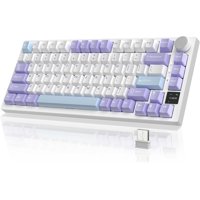 Teclado A.Jazz Attack Shark Ak820 Pro Wireless Purple