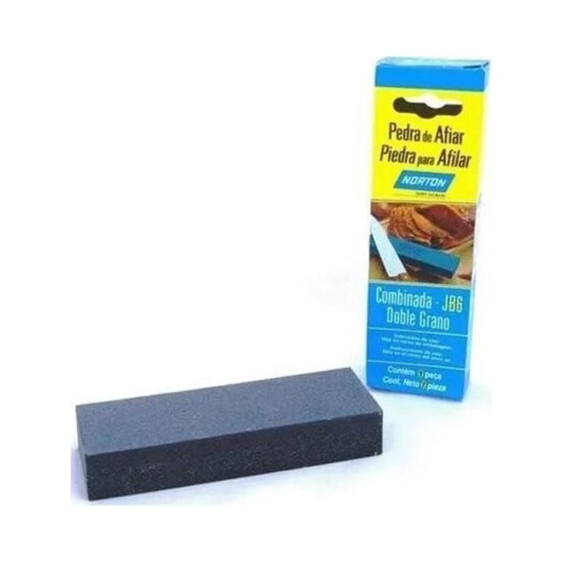 Norton - Piedra Para Afilar 2 Caras Jb8 25.4X50.8X203.2Mm