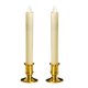 thumbnail image 2 of 2pcs calientan la vela llevada romántica del oscilación de la llama del oro de las velas verdaderas caseras un oro, 2 of 5
