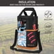 thumbnail image 2 of Bolsa térmica para vino opux de 4 botellas, aislada, color marrón, 2 of 9
