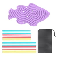 Bothyi - Almohadillas Sensoriales Antiestrés Juguete De Silicona Para Ver La Televisión Actividad De Ocio Coche Violeta