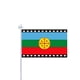 thumbnail image 3 of Bandera Mediana Mapuche 28x40 cm Auto Fiestas Patrias, 3 of 3