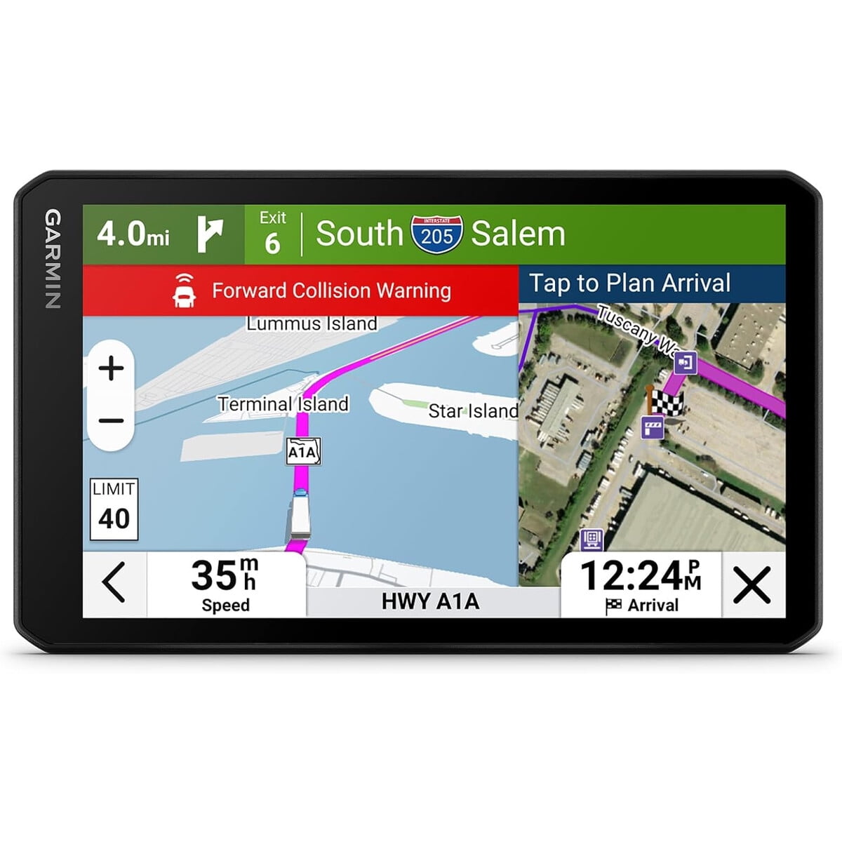 Gps Camionero Garmin Dazlcam Otr725 7 Dash Cam Full Hd
