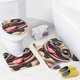 thumbnail image 4 of Pug-theme 4-Piece Shower Curtain Set with Rugs, Waterproof Bathroom Decor Set Includes Bath Mat, U-Shaped Rug, Toilet Lid Cover and Curtain with Hooks, 4 of 6