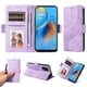 thumbnail image 1 of Carcasa FOXDOCK OPPO Reno 6 Lite de cuero PU, diseño acolchado clásico, protección contra caídas y rayones, 1 of 5