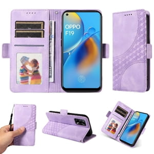 Carcasa Foxdock Oppo Reno 6 Lite De Cuero Pu, Diseño Acolchado Clásico, Protección Contra Caídas Y Rayones