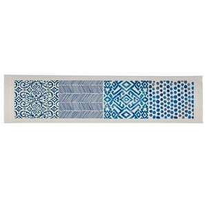 Tuyo Print - Camino De Mesa Impermeable Blue