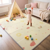 Alfombra De Juego Plegable Mallify, Extra Grande, Reversible, 180 X 150 Cm