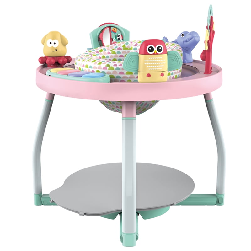 Saltarin Multifuncional 5 En 1 Centro De Actividades Rosado Lubabycas