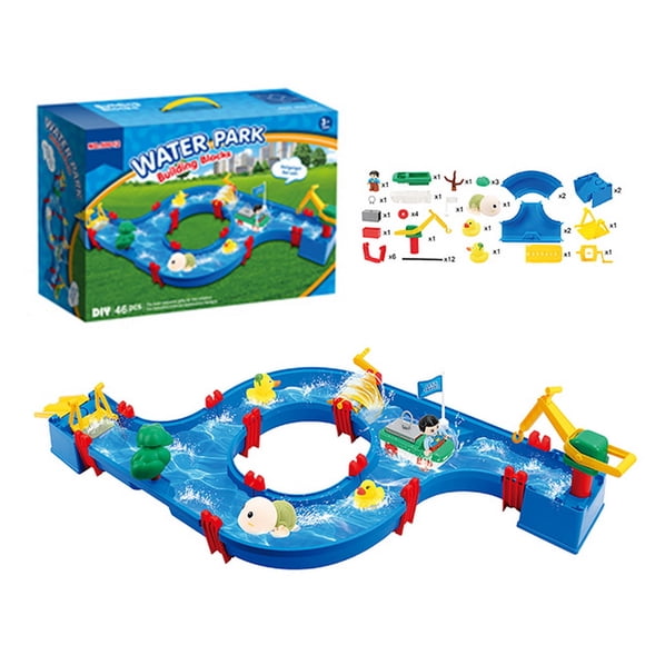Pista con Agua Animalitos Juego Acuático Infantil 3+ Años