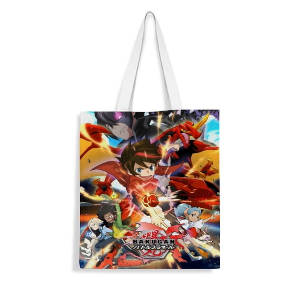 Cartera Bakugan Estampado Lienzo 35 x 40 cm
