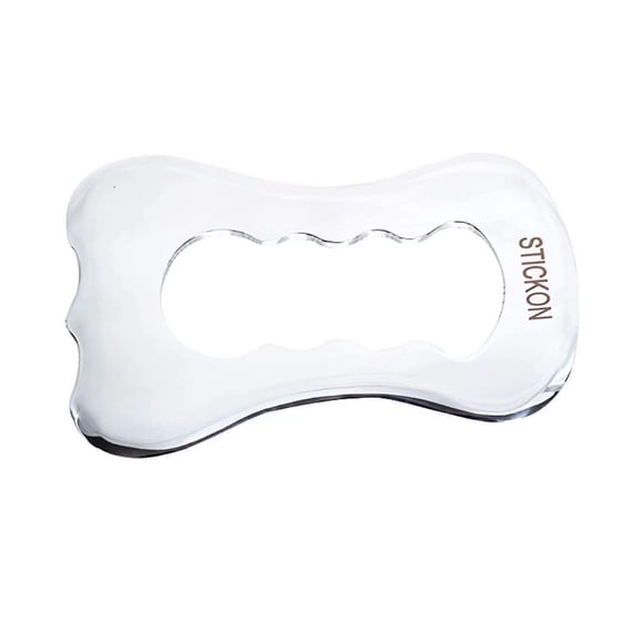 Herramienta de raspado y masaje Gua Sha STICKON de acero inoxidable