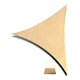 thumbnail image 1 of Carpa Toldo Vela Triangular Vela Sombra 3x3x3 Lona Color Beige Arena, 1 of 8