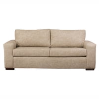 Muebles América - Sofá Infinity 3 Cuerpos Cuero Auris Beige
