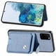 thumbnail image 3 of Funda Billetera Tejida para Samsung Galaxy S20 Plus con Soporte y Tarjetero Azul, 3 of 4