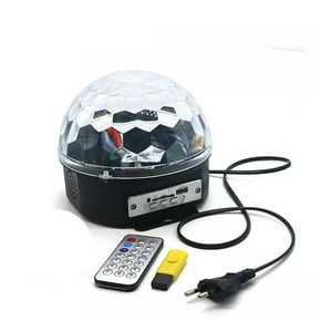 Clickdescuento - Bola Disco Ritmica Multicolor Con Bluetooth Negro