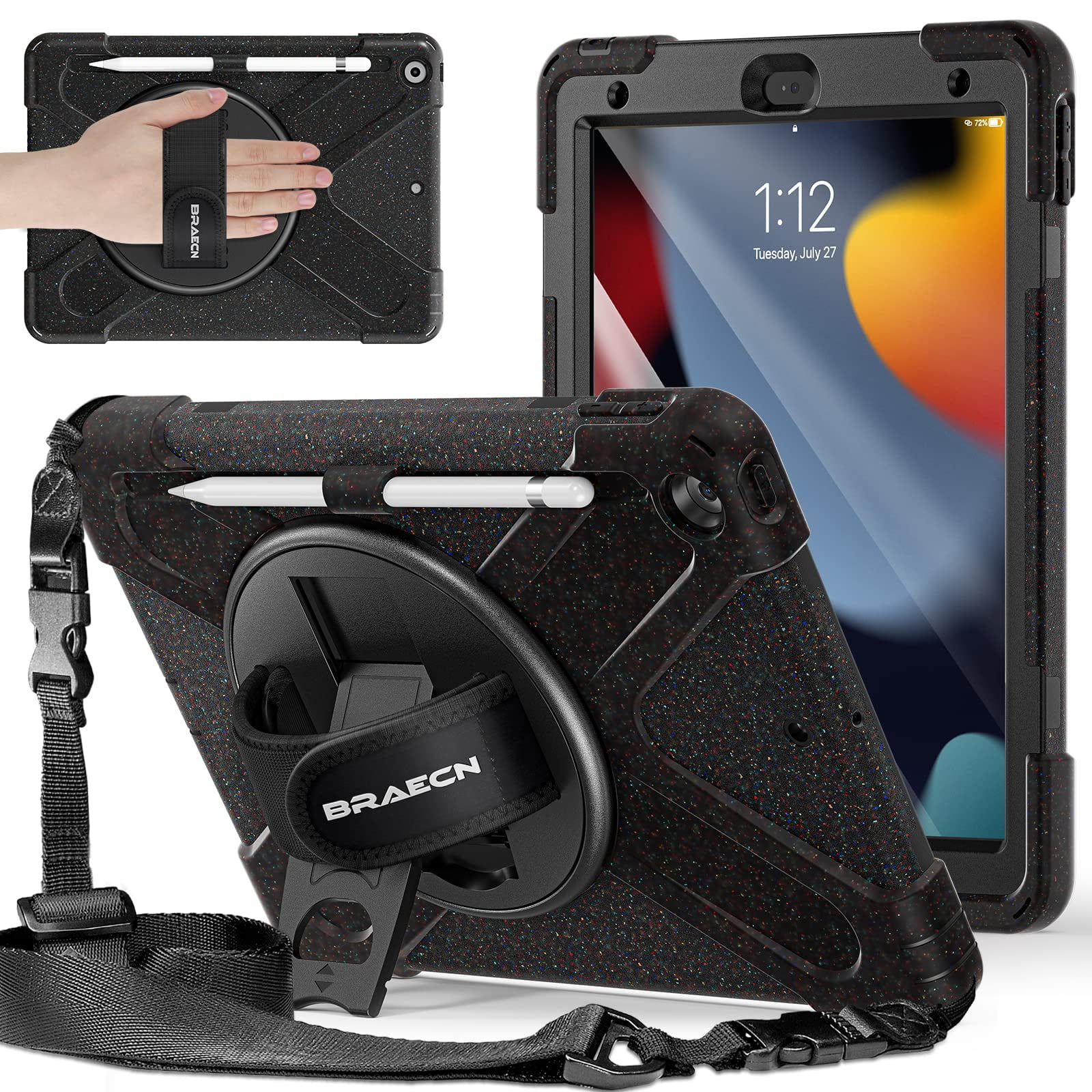Braecnstock - Funda Braencstock Para Apple Ipad De 9ª, 8ª Y 7ª Generación 10.2 2021/2020/2019
