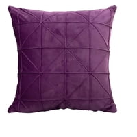 Mc Group - Cojín Decorativo De Terciopelo A Cuadros