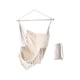 thumbnail image 1 of Hamaca Silla Barra Separadora De Hierro Extraíble Max 265 Lbs Para Patio Dormitorio Beige, 1 of 5