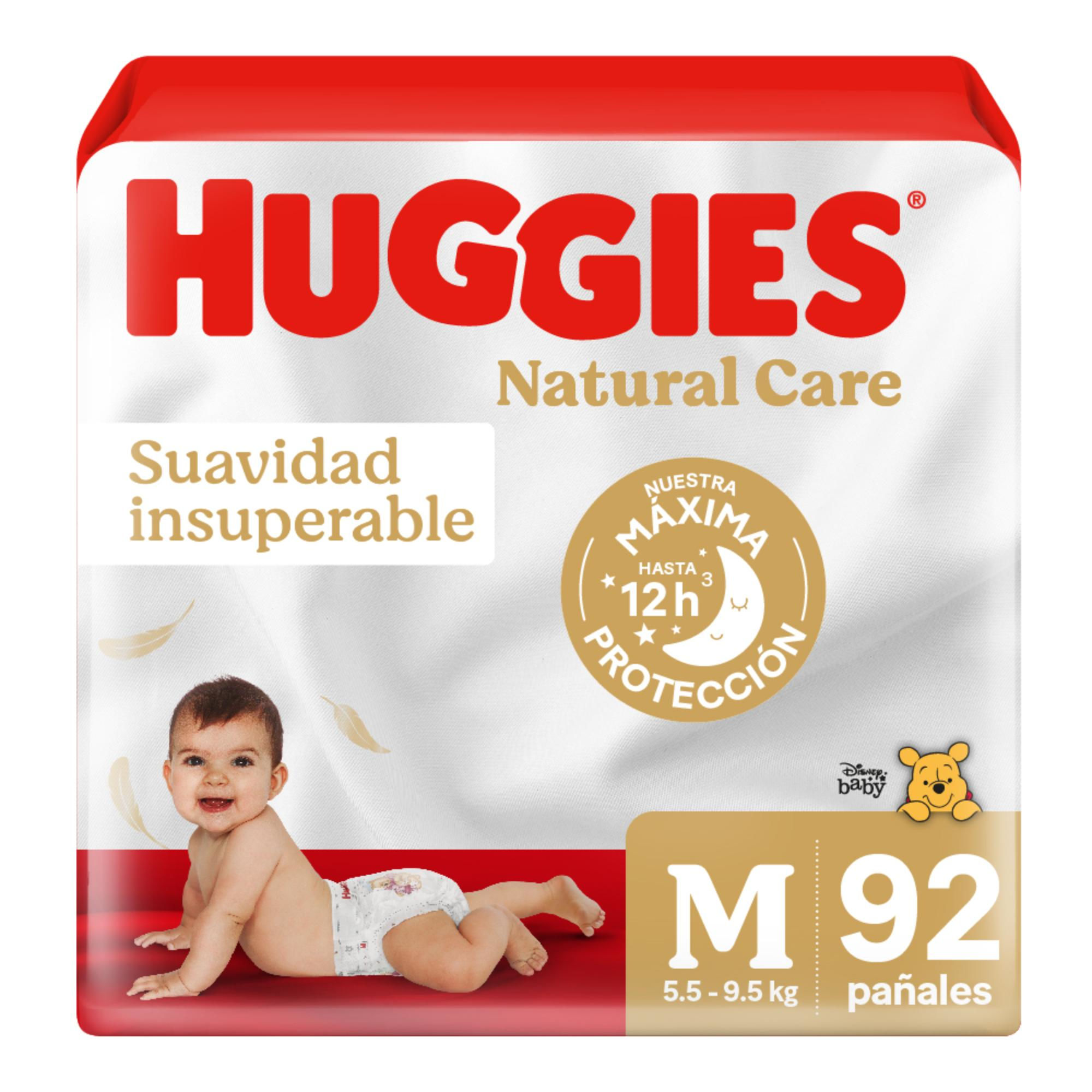 Pañales Natural Care M 92 un Huggies