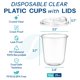 thumbnail image 2 of Vasos desechables Homestockplus 355 ml paquete de 25 transparentes, 2 of 7