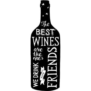 Rienda Libre Graphics - Decomural Wine And Friends Alcohol Ws-46163