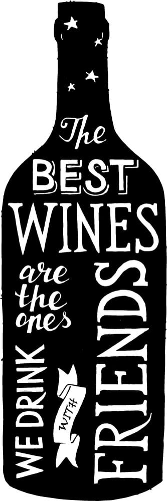 Rienda Libre Graphics - Decomural Wine And Friends Alcohol Ws-46163