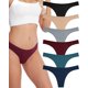 thumbnail image 1 of Pantalones ANZERMIX de algodón para mujer, paquete de 6 unidades, talla M, 1 of 6
