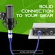 thumbnail image 5 of Cables XLR GearIt para micrófono macho a hembra, 3 pines, 30 m, azul, 5 of 7