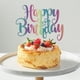 thumbnail image 5 of Decoración para tartas FMIyuneEA, color degradado, feliz cumpleaños, 5 of 7