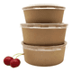 thumbnail image 2 of Envase bowl kraft + tapa pet 1300 CC,comidas 50 unidades, 2 of 3