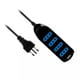 thumbnail image 2 of Alargador Extension 5mts 4 Entradas Negro, 2 of 4