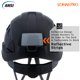 thumbnail image 3 of Casco de seguridad LOHASPRO negro ventilado con correa de mentón, 3 of 6