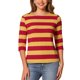 thumbnail image 1 of INSPIRE CHIC Camisetas a Rayas de Regreso a Clases para Mujer Ajuste Ceñido Mangas al Codo Cuello de Barco Talla XS 1, 1 of 6